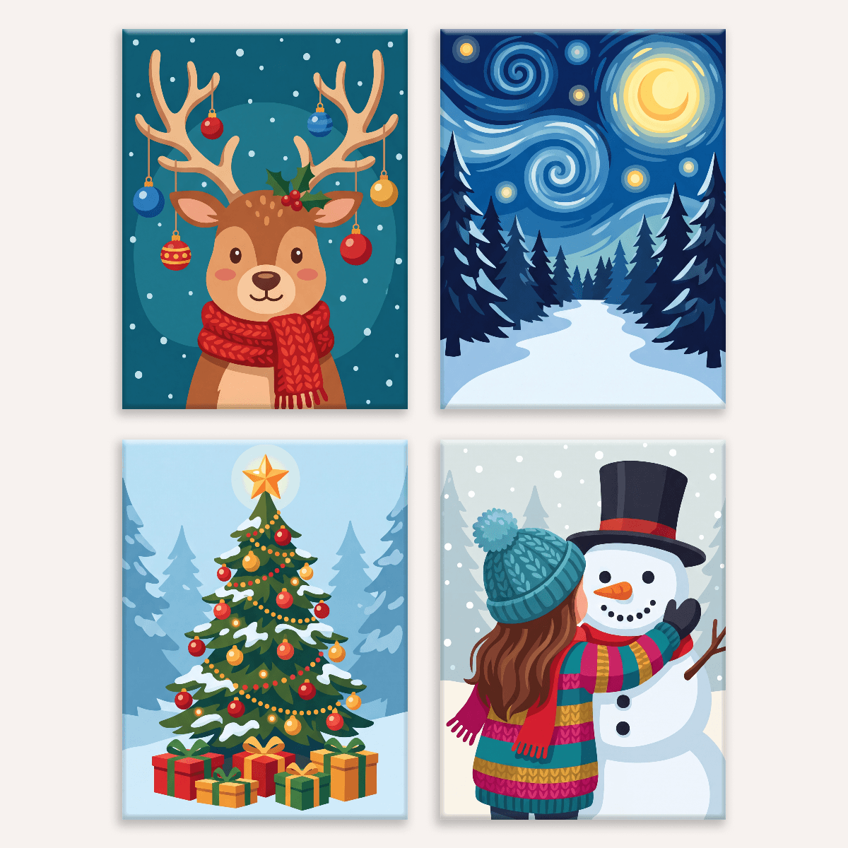 Winter Wonderland - Number Artist Paint by Numbers Kits