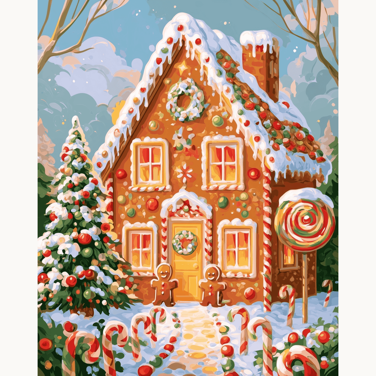 Home of the Gingerbread - Number Artist Paint by Numbers Kits