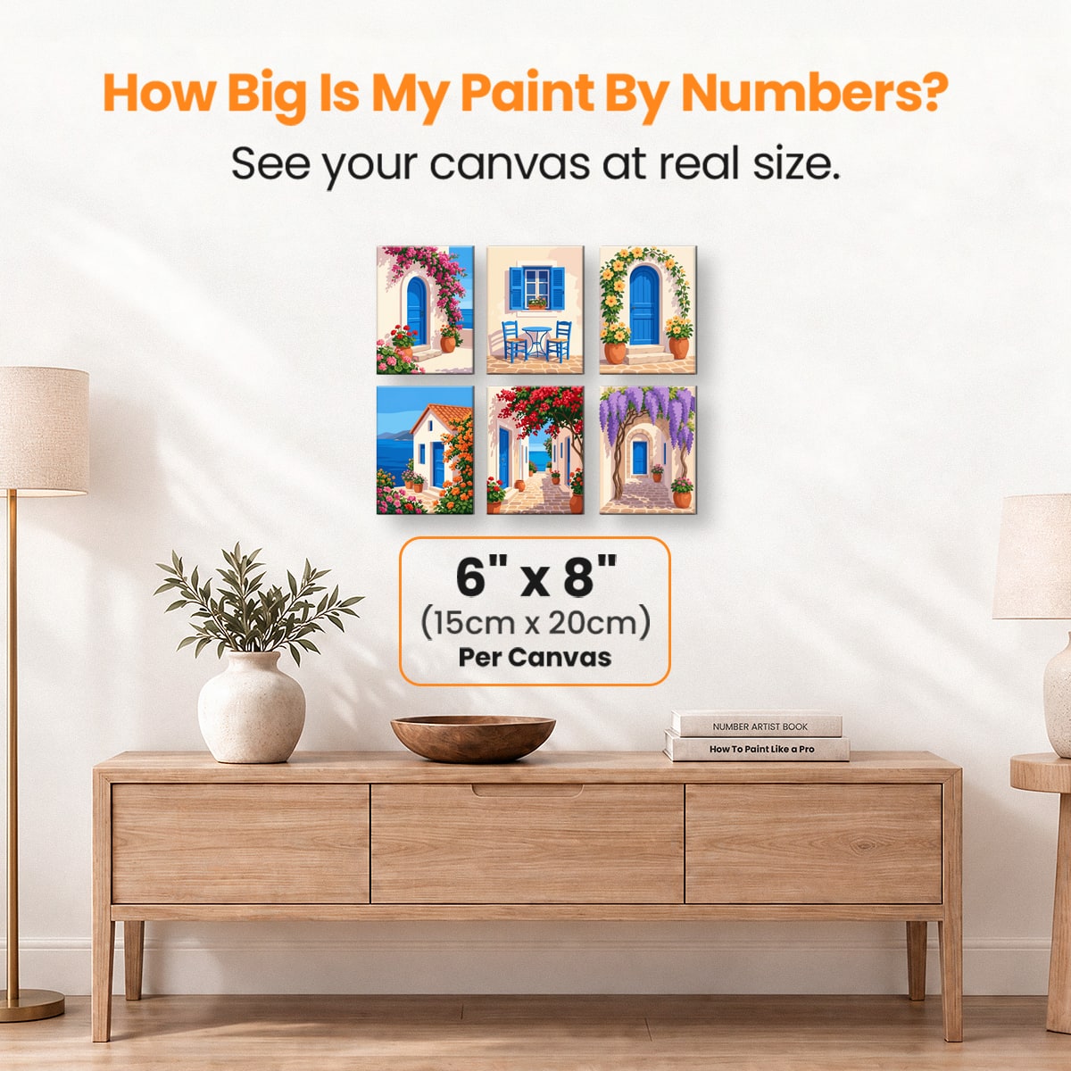Greek Charm - Number Artist Paint by Numbers Kits
