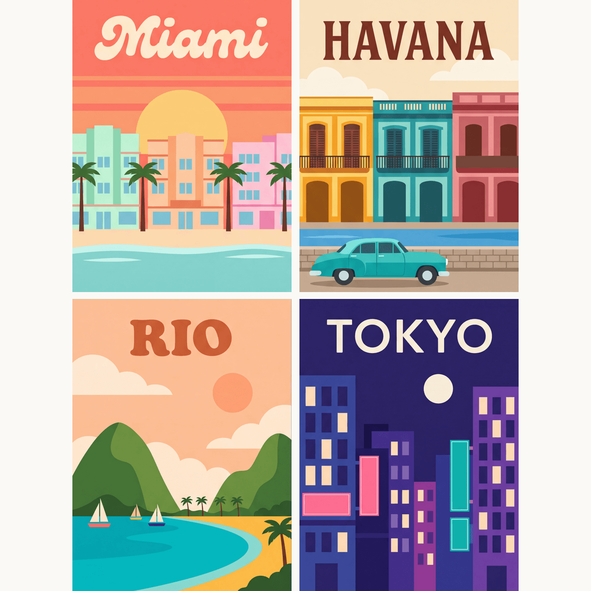 Paradise Passport - Number Artist Paint by Numbers Kits