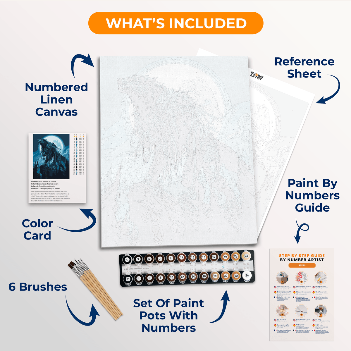 Tonight's Hunt - Number Artist Paint by Numbers Kits