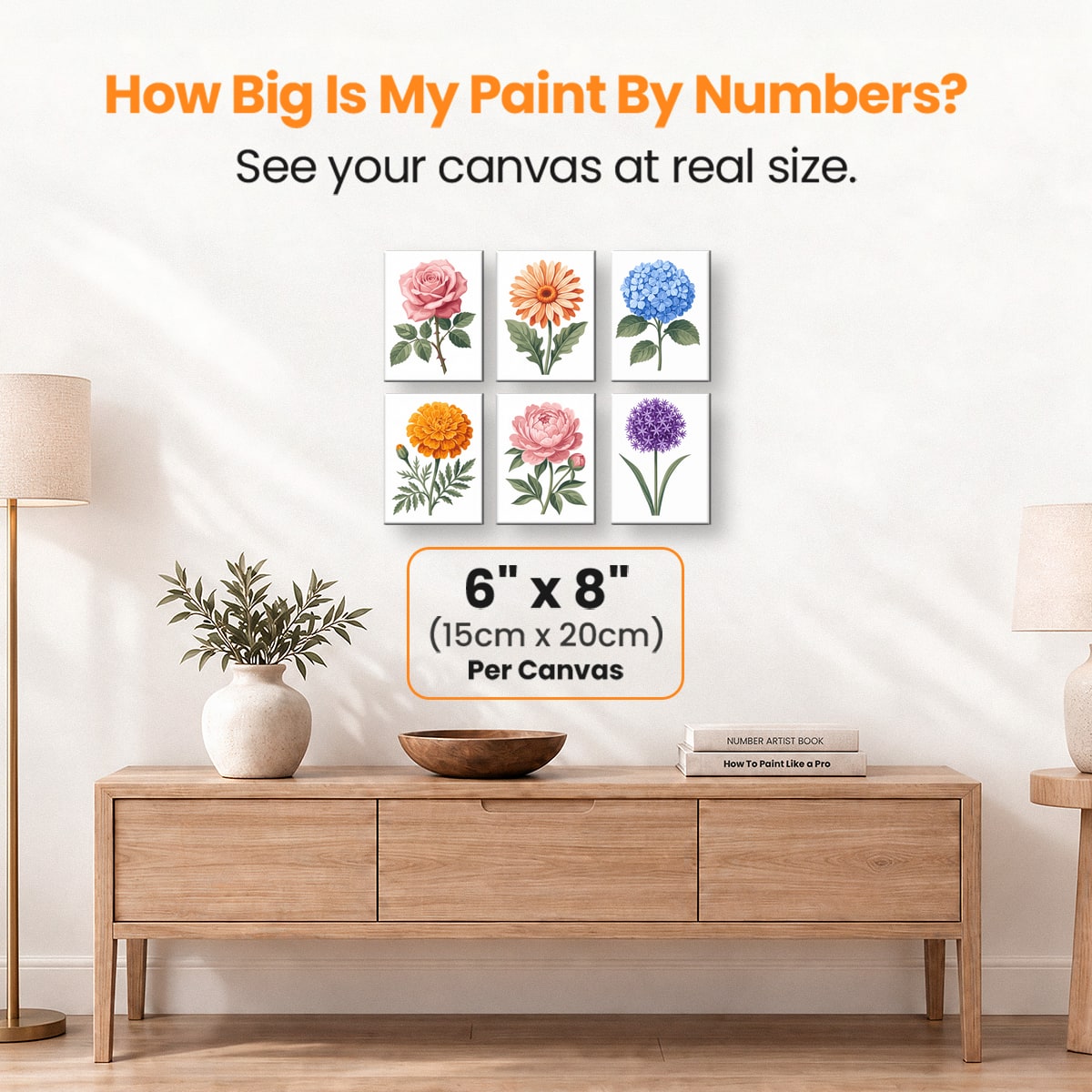 Grandma's Garden - Number Artist Paint by Numbers Kits