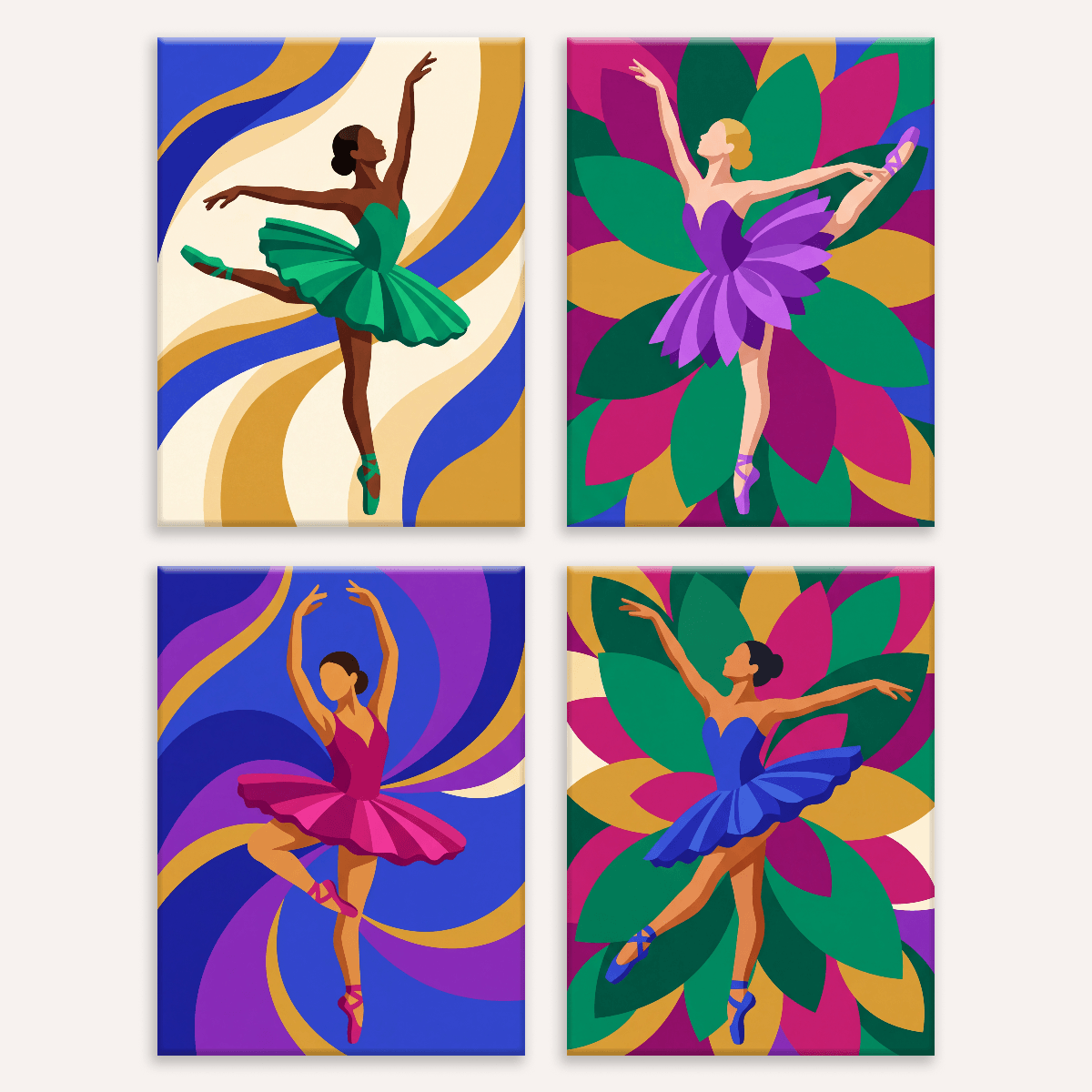 Ballet Bloom - Number Artist Paint by Numbers Kits