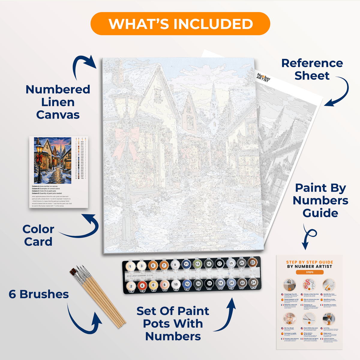 Evening Stroll - Number Artist Paint by Numbers Kits