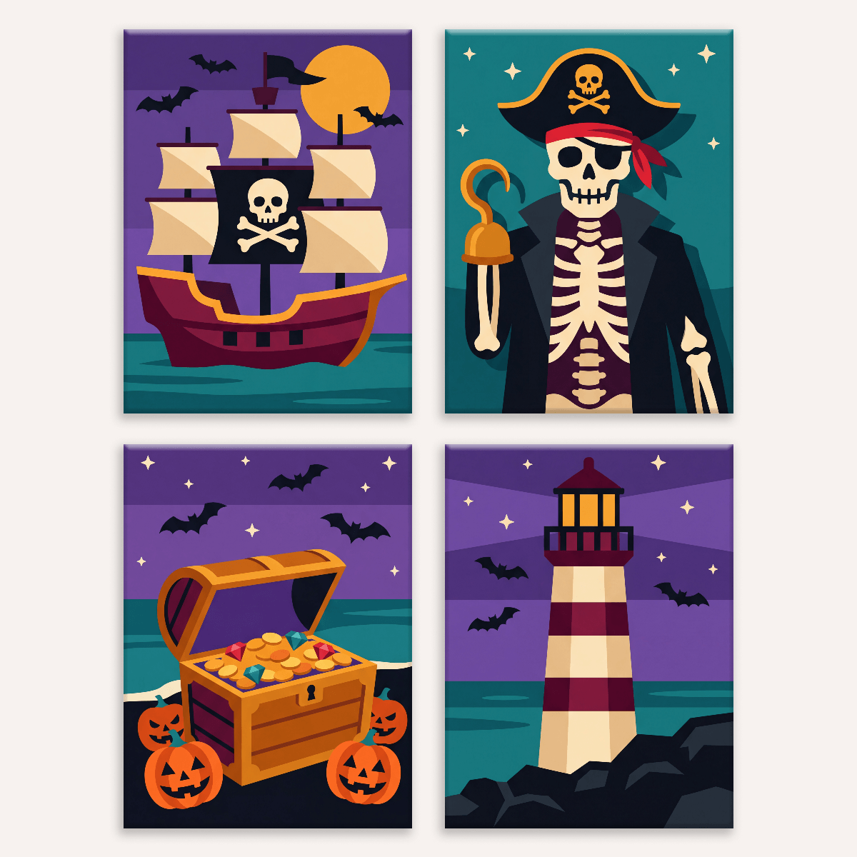 Ghost Pirates - Number Artist Paint by Numbers Kits
