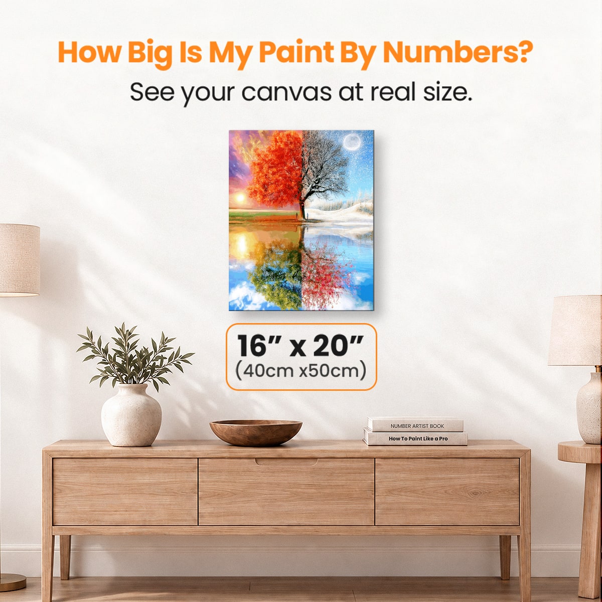 Tree Seasons - Number Artist Paint by Numbers Kits