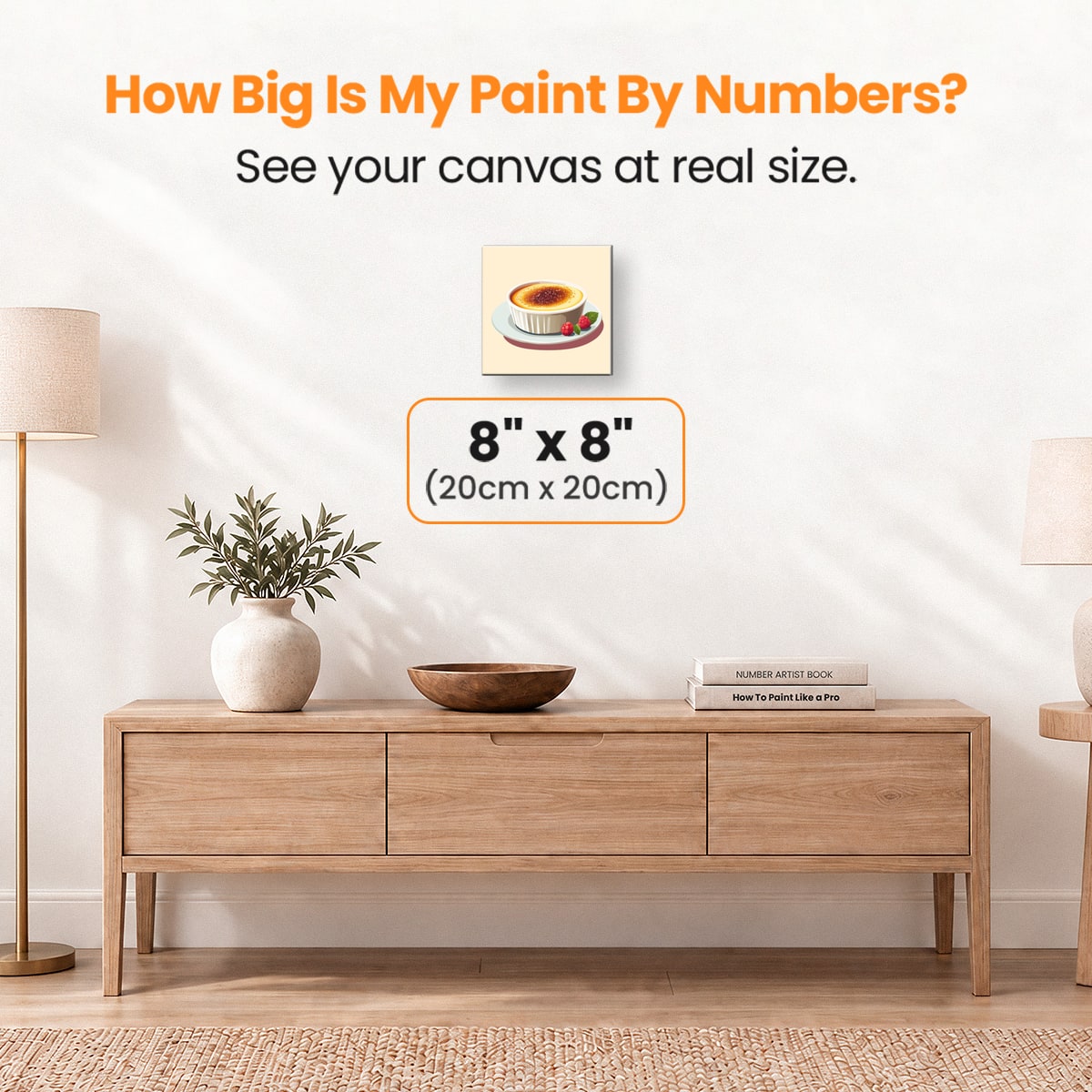 Delicate Creme Brulee - Number Artist Paint by Numbers Kits