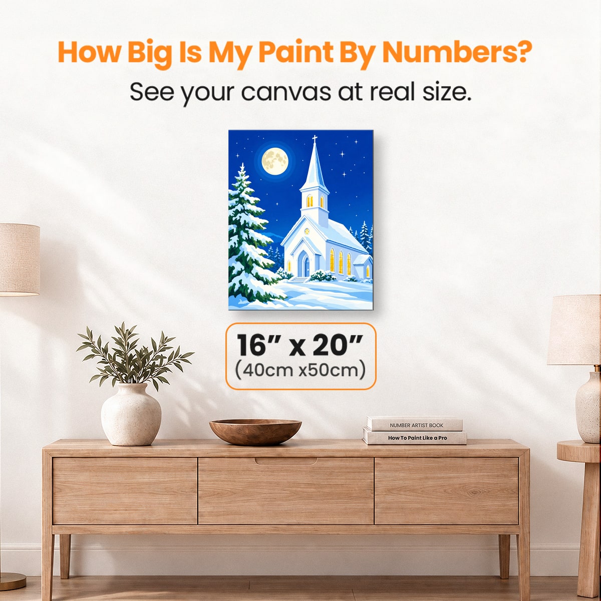 Midnight Peace - Number Artist Paint by Numbers Kits