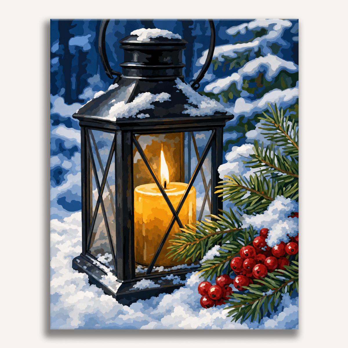 Gentle Flame - Number Artist Paint by Numbers Kits