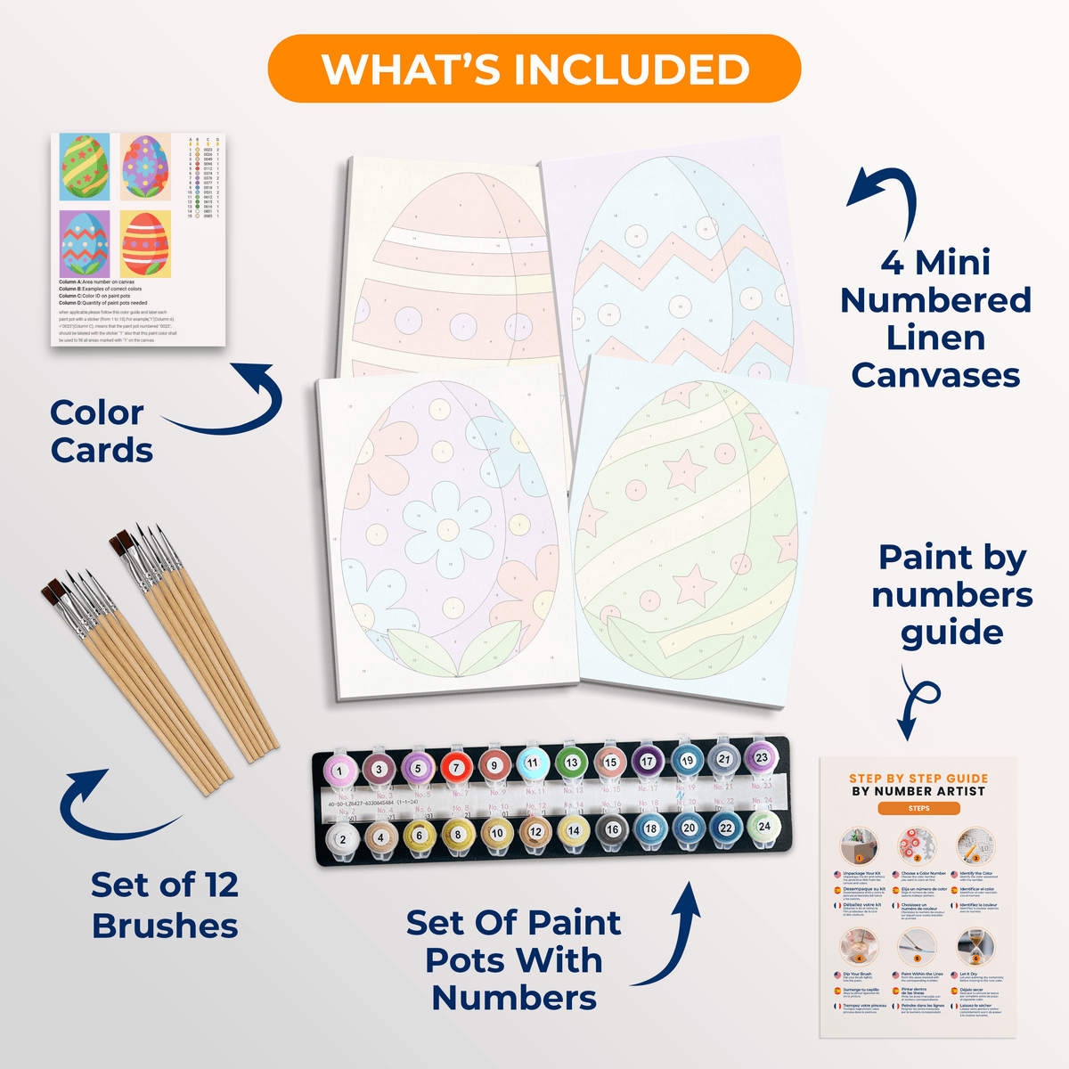Egg Wonder - Number Artist Paint by Numbers Kits