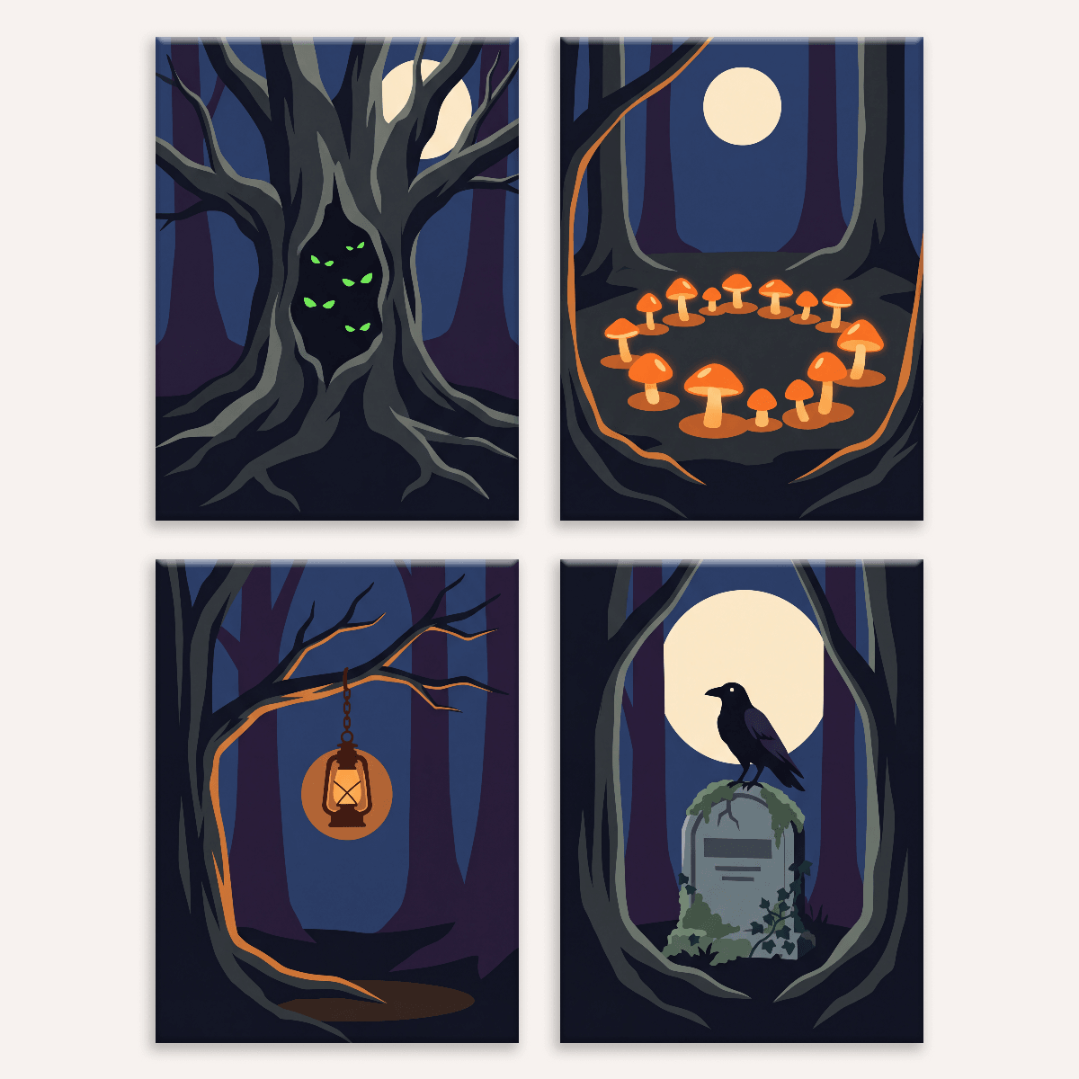 Hollow Tree - Number Artist Paint by Numbers Kits