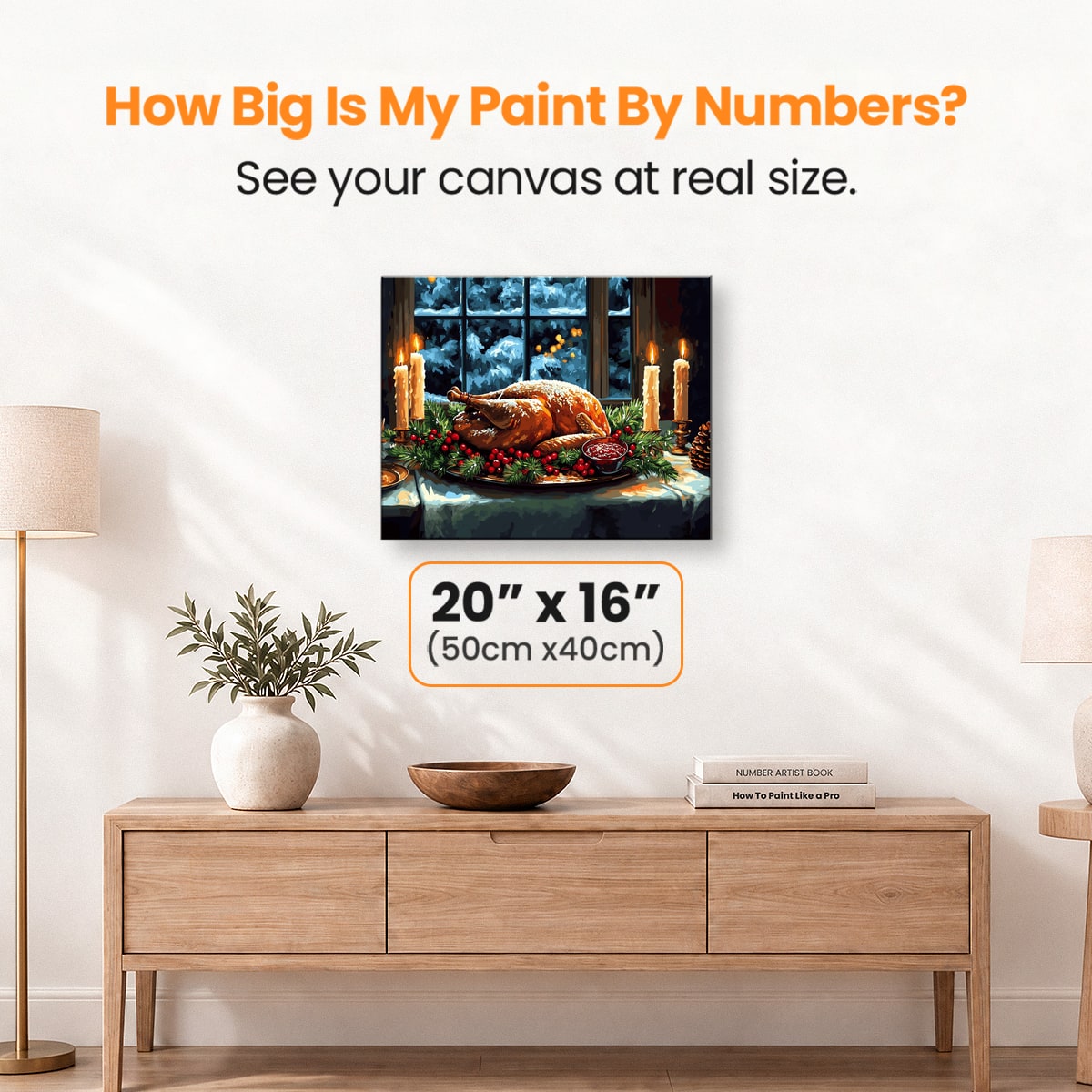 Festive Feast - Number Artist Paint by Numbers Kits