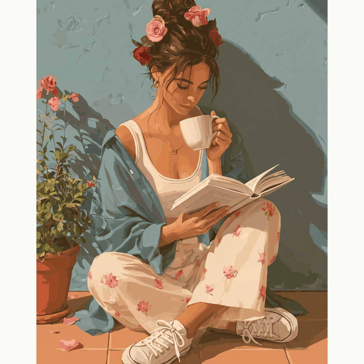 Morning Routine - Number Artist Paint by Numbers Kits