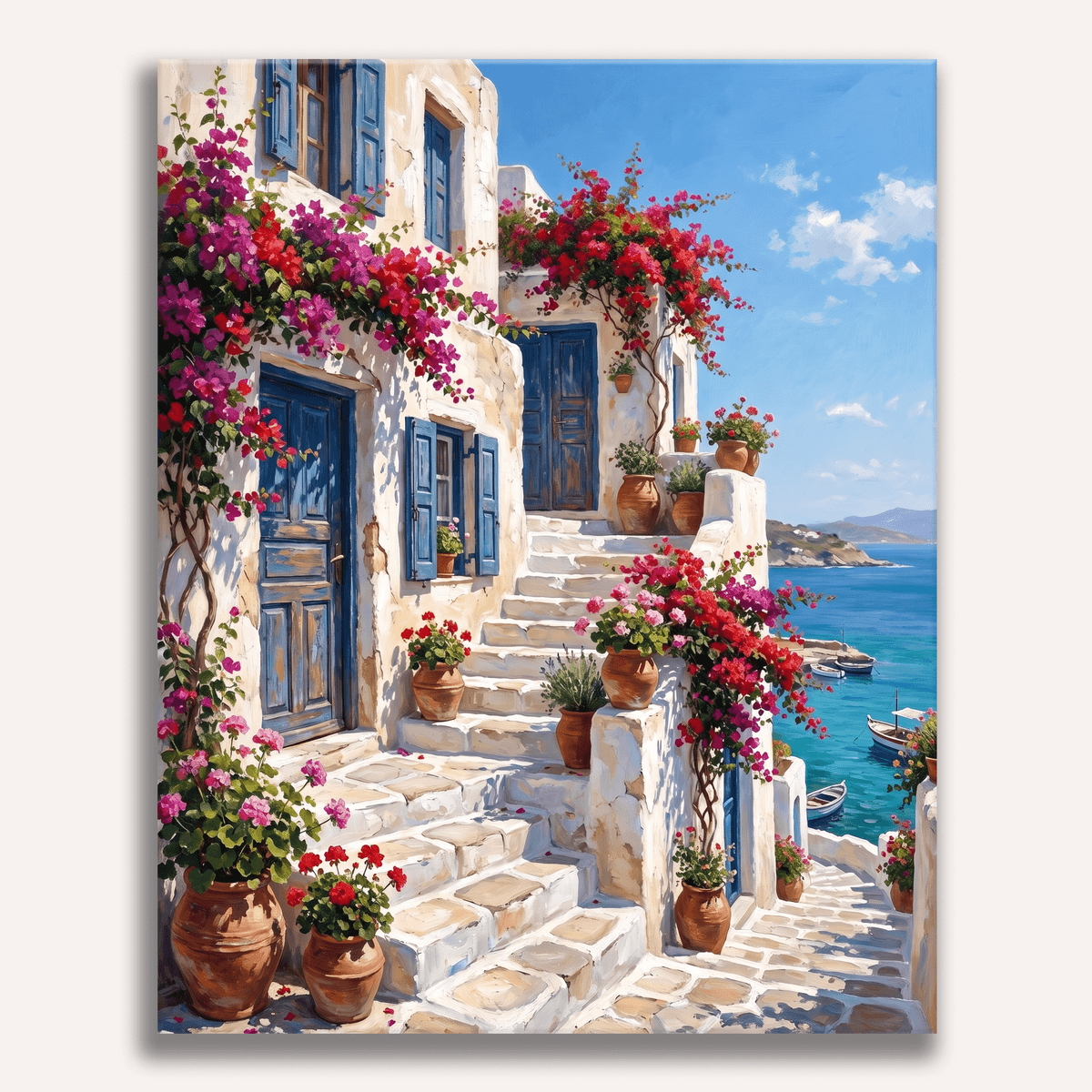 Island Whitewash - Number Artist Paint by Numbers Kits