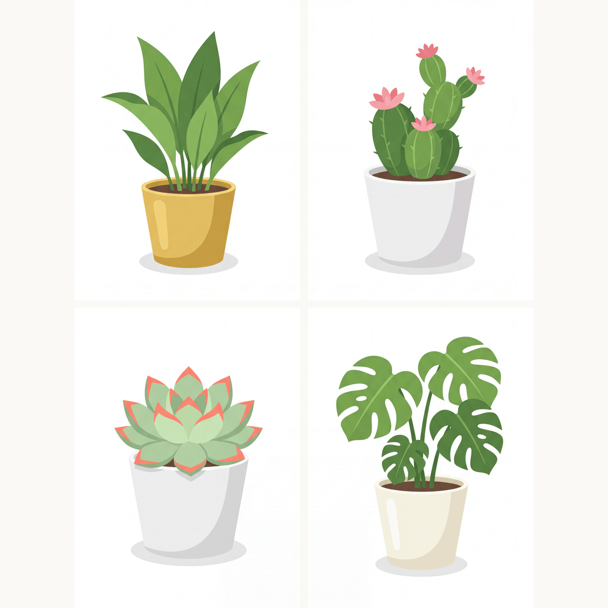 Potted Plants - Number Artist Paint by Numbers Kits