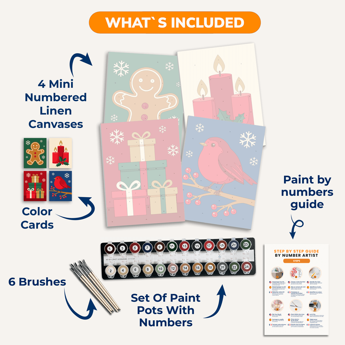 Christmas Classics - Number Artist Paint by Numbers Kits