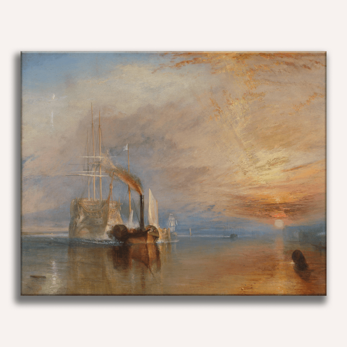 The Fighting Temeraire by J.M.W. Turner - Number Artist Paint by Numbers Kits