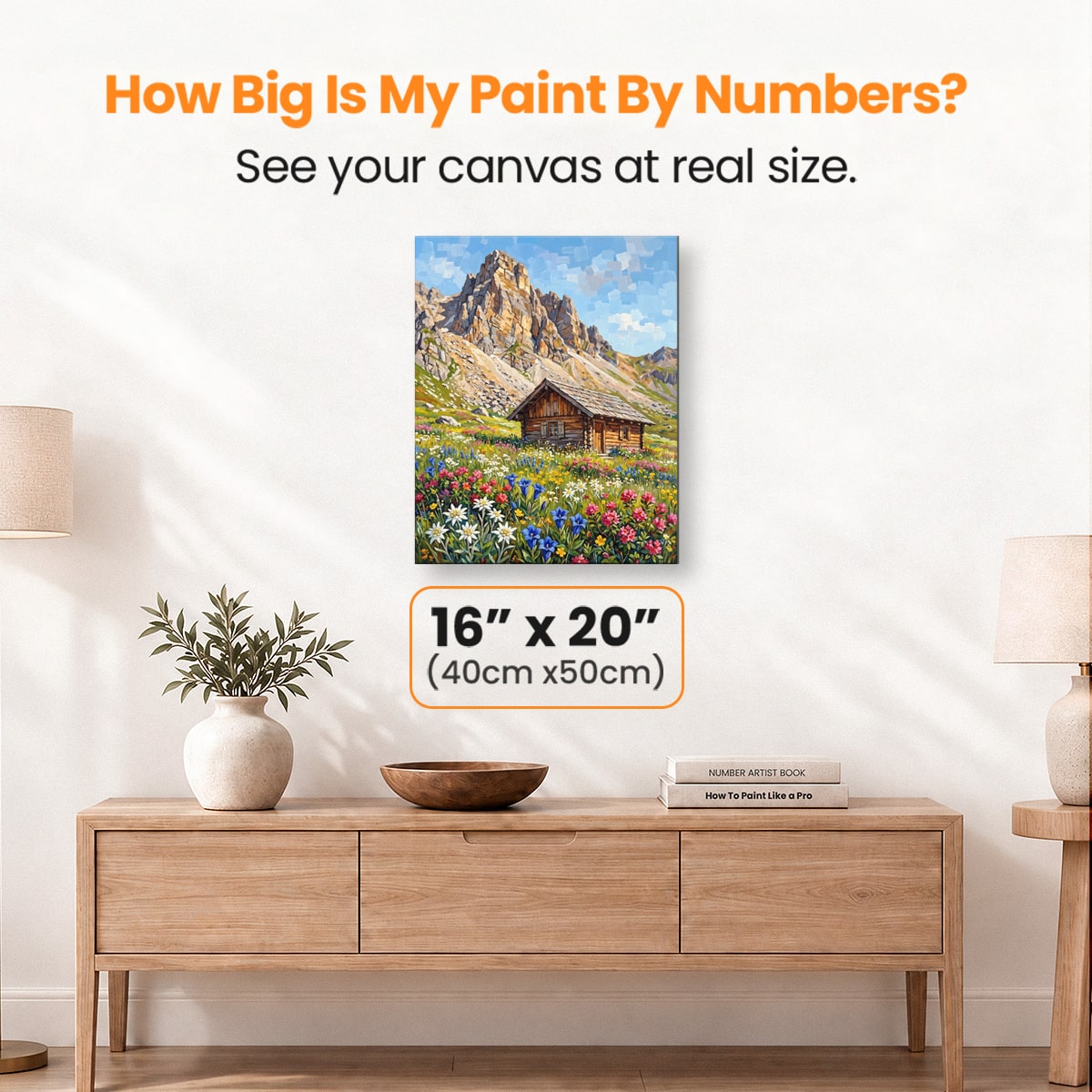 Alpine Refuge - Number Artist Paint by Numbers Kits