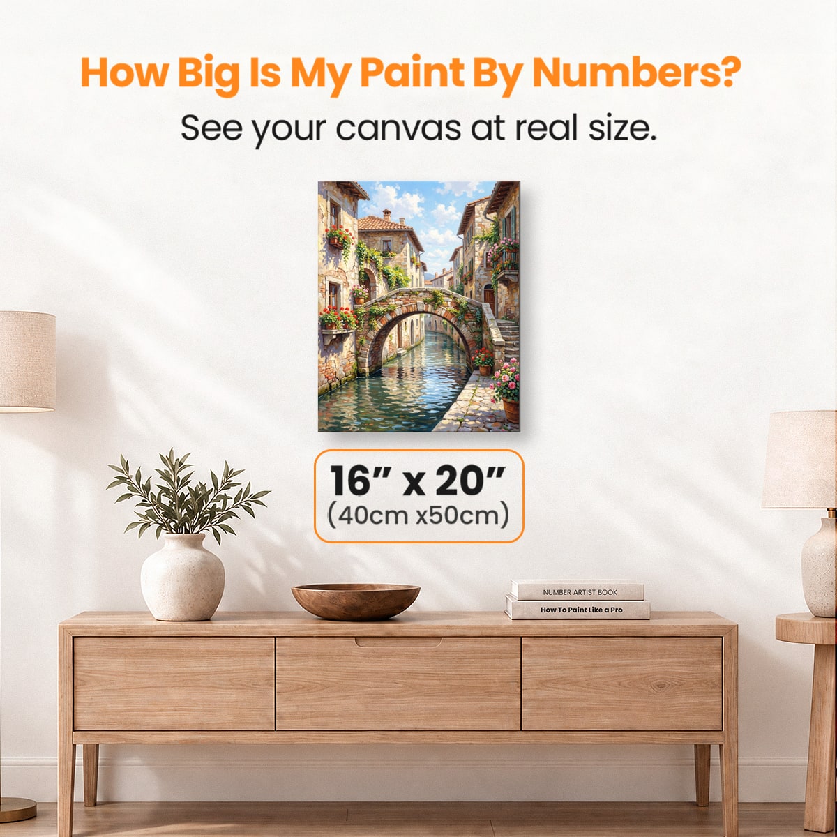Blooming Canal - Number Artist Paint by Numbers Kits