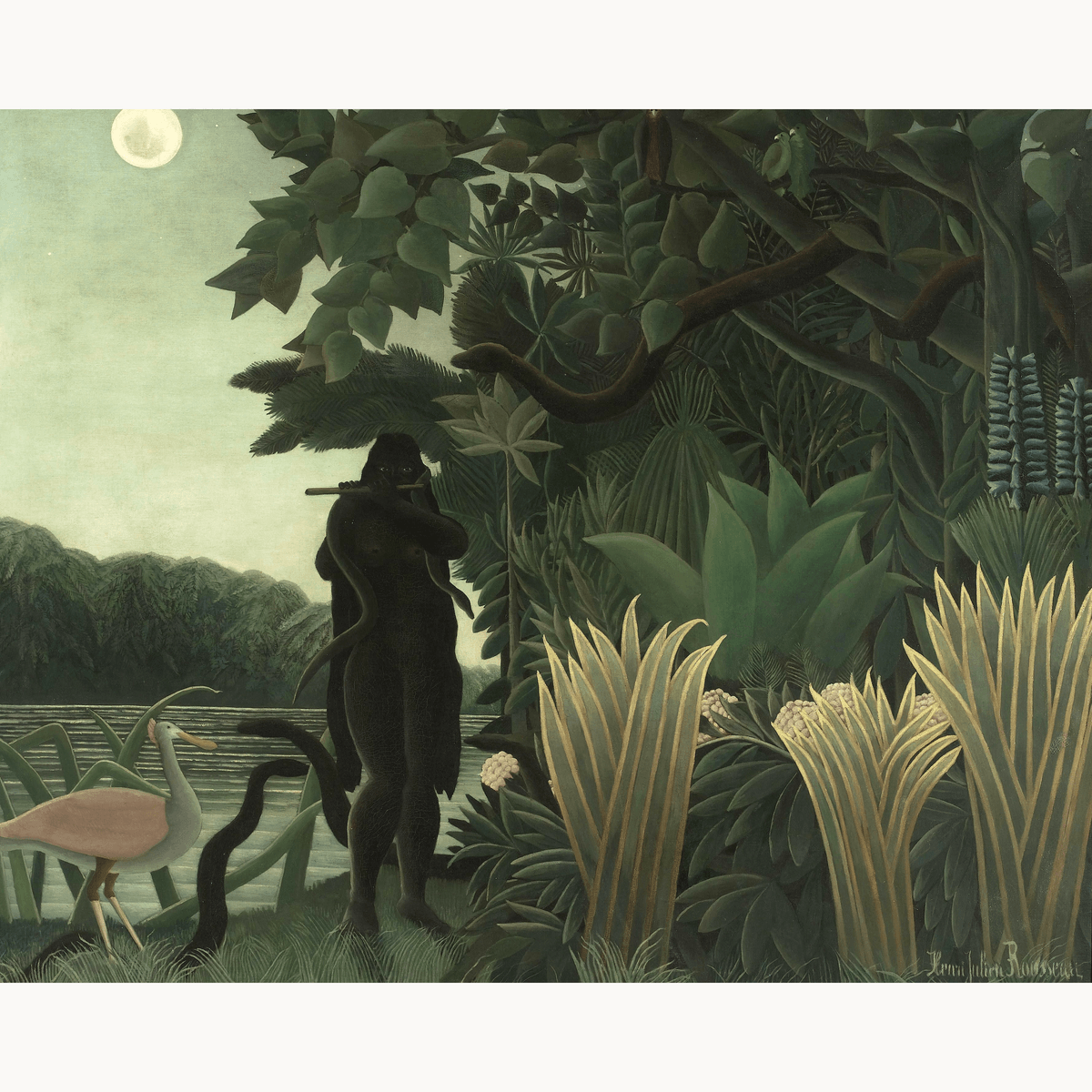 The Snake Charmer by Henri Rousseau - Number Artist Paint by Numbers Kits