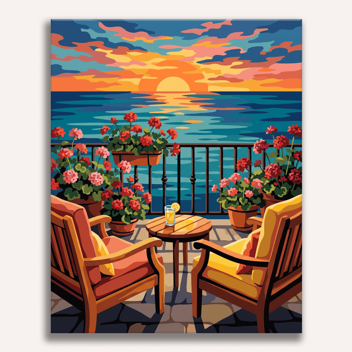 Seaside Retreat - Number Artist Paint by Numbers Kits
