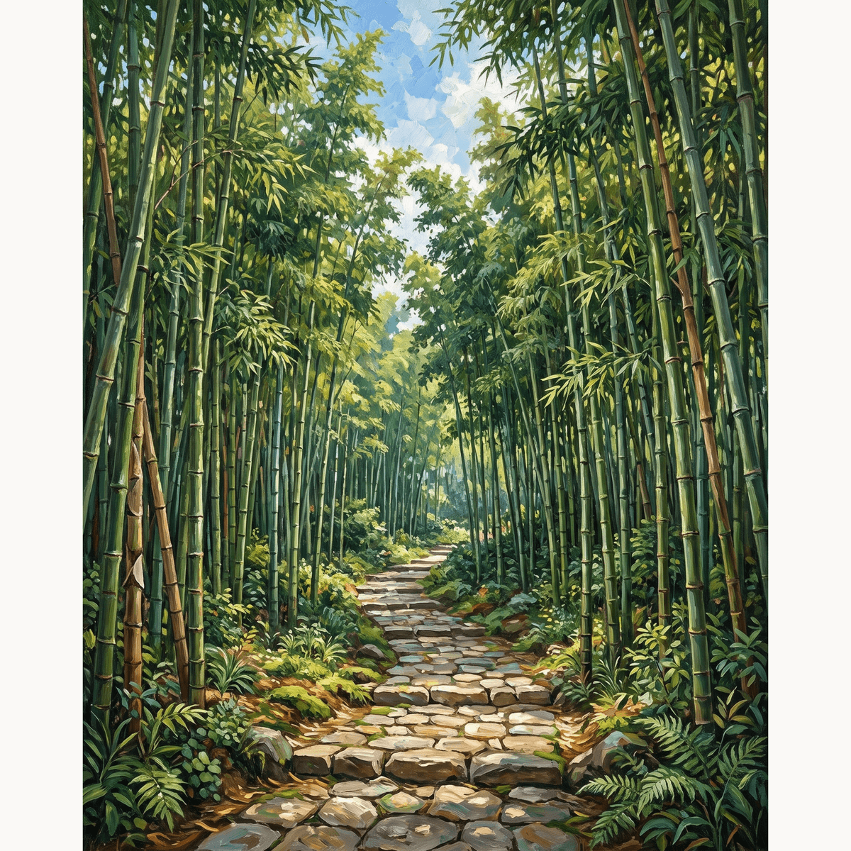 Bamboo Serenity - Number Artist Paint by Numbers Kits