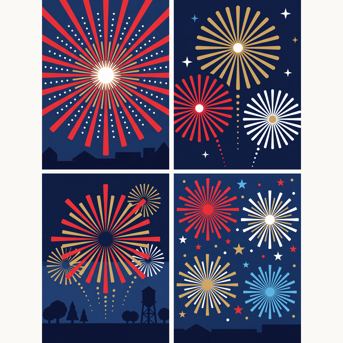 Fireworks Finale - Number Artist Paint by Numbers Kits