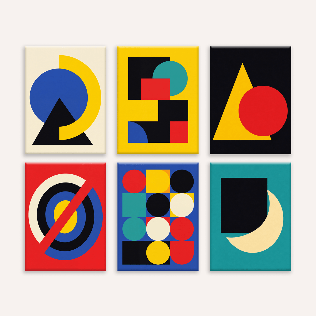 Bauhaus Geometry - Number Artist Paint by Numbers Kits
