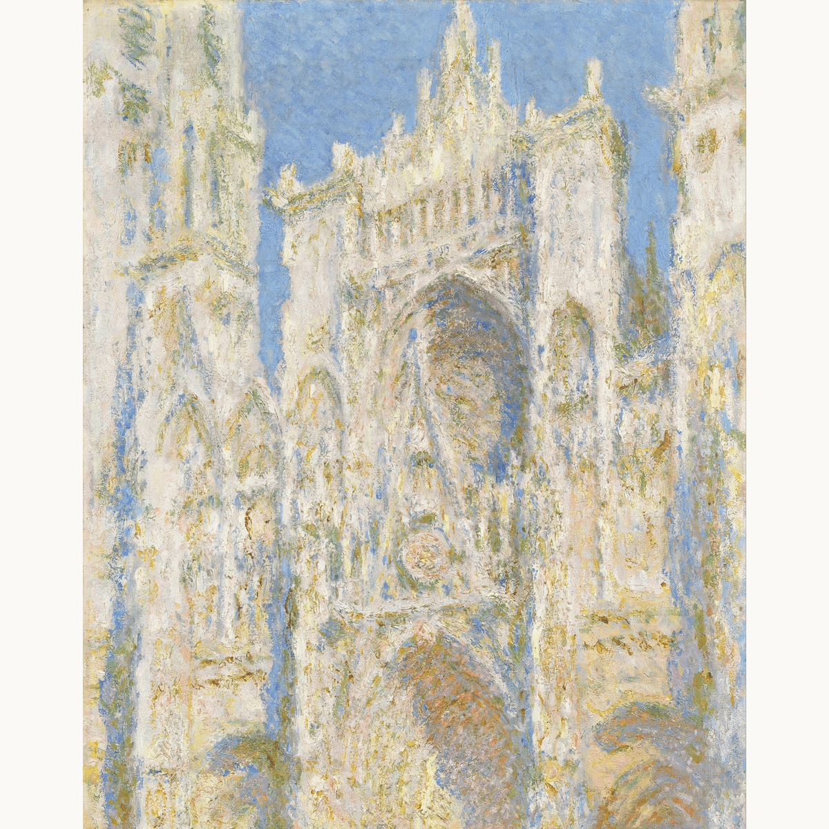 Rouen Cathedral, Full Sunlight by Claude Monet - Number Artist Paint by Numbers Kits