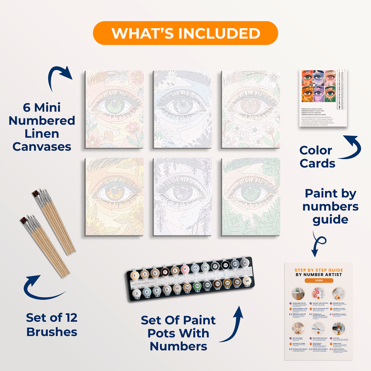 Floral Gaze | 6 Mini Kits