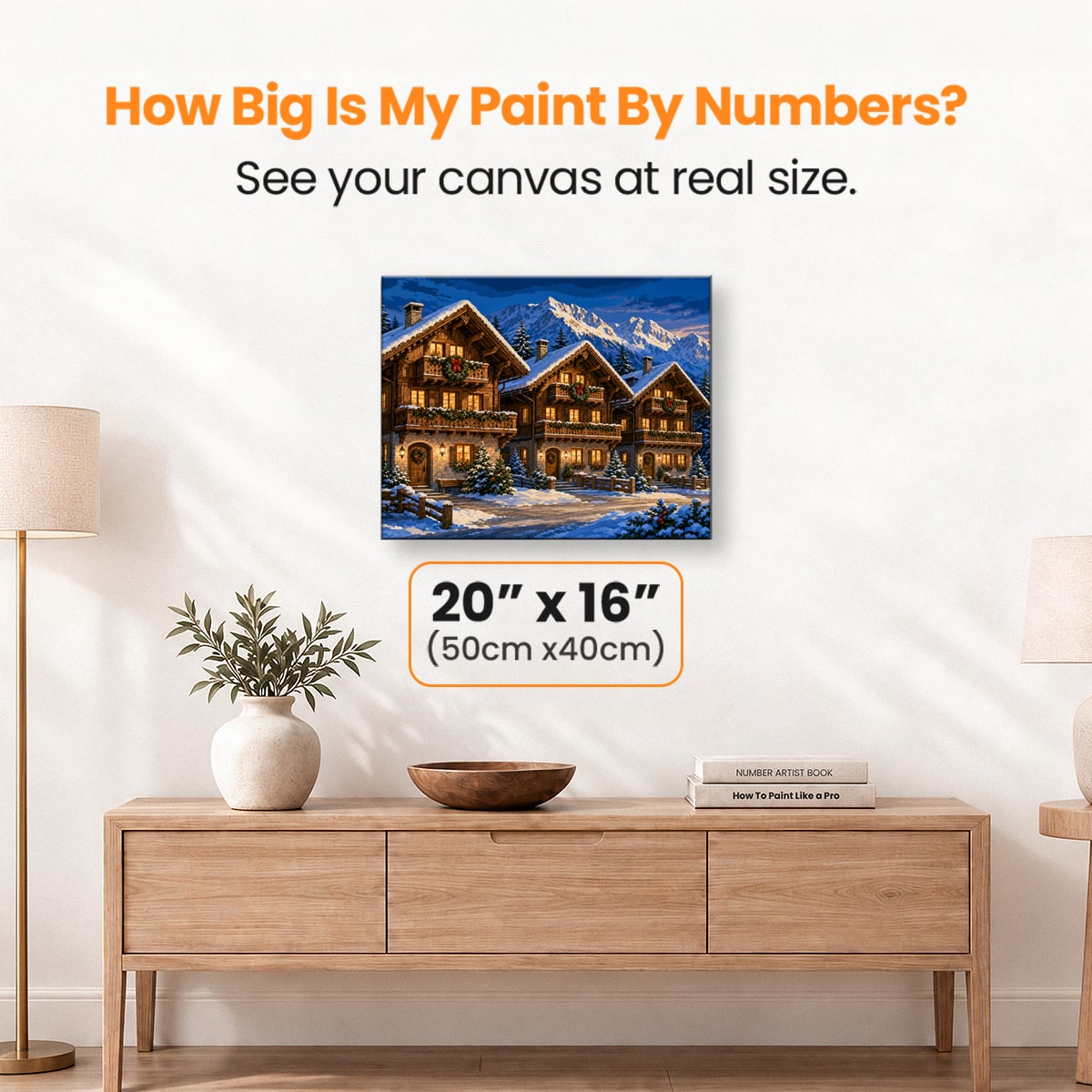 Holiday Haven - Number Artist Paint by Numbers Kits
