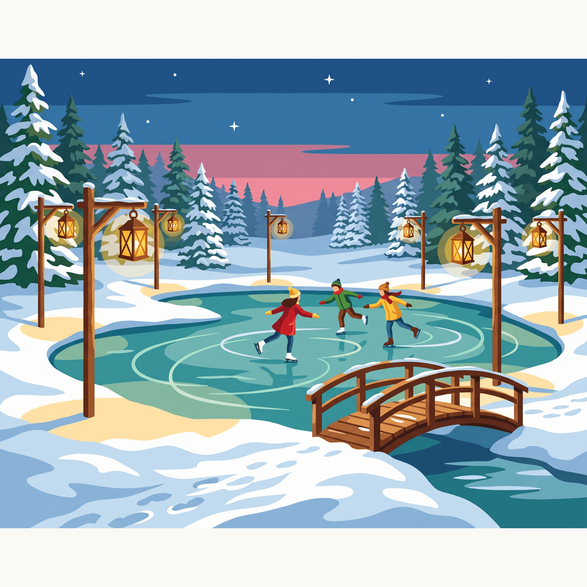 Twilight Skate - Number Artist Paint by Numbers Kits