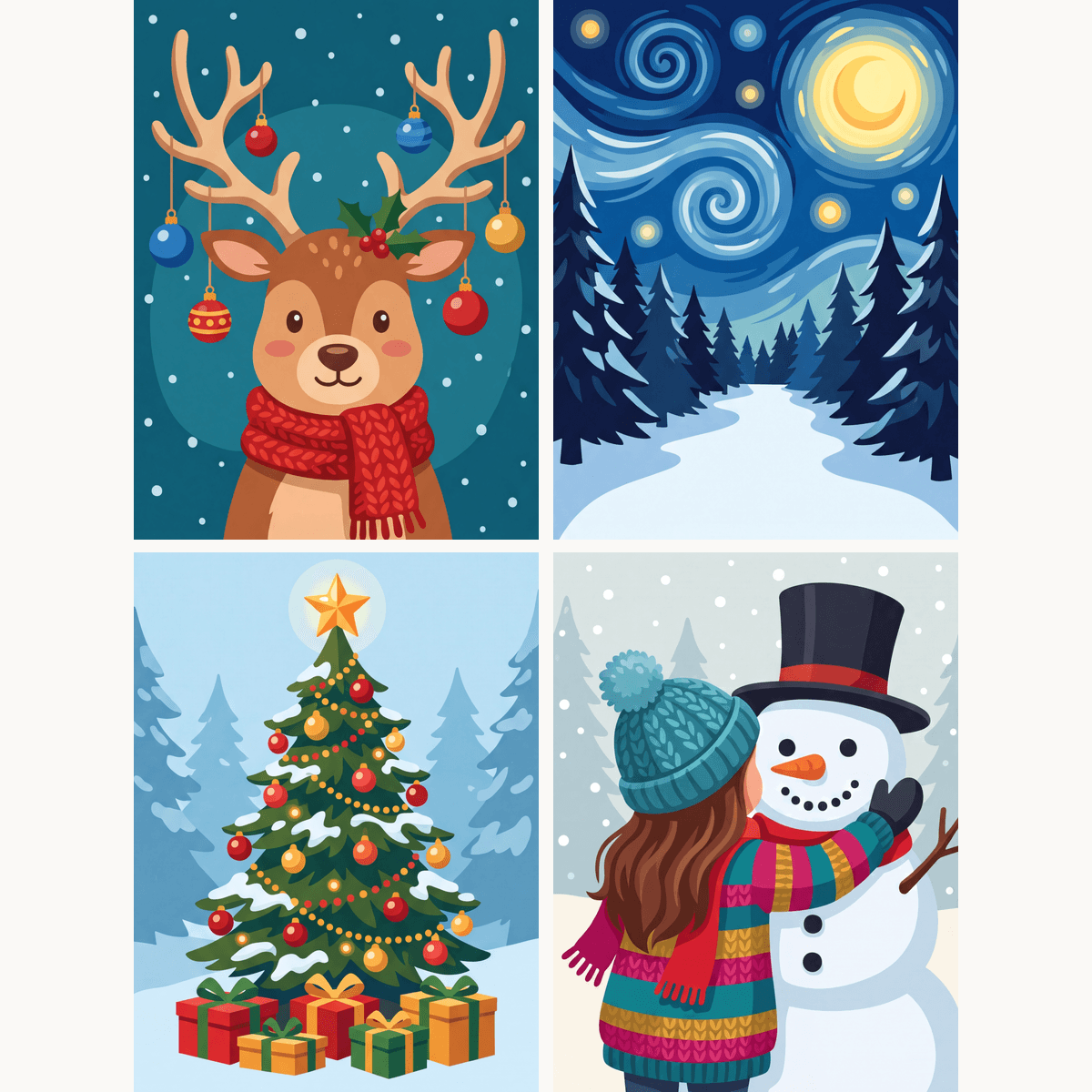 Winter Wonderland - Number Artist Paint by Numbers Kits