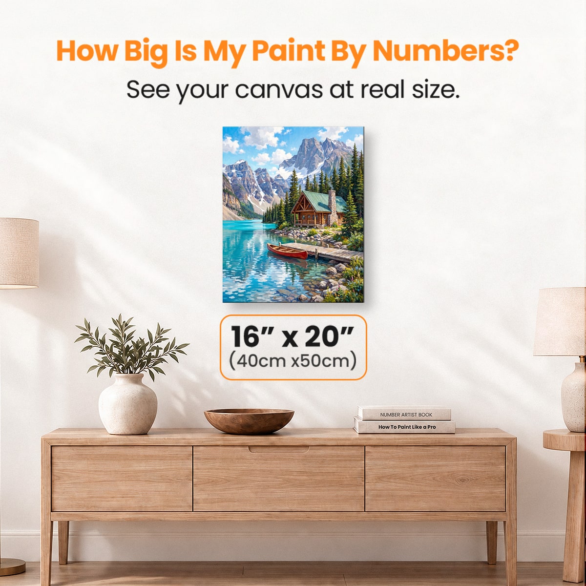 Rockies Lodge - Number Artist Paint by Numbers Kits