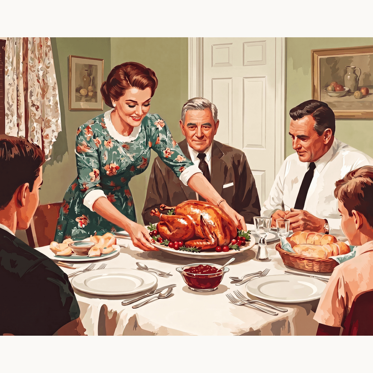 Good Old Thanksgiving - Number Artist Paint by Numbers Kits