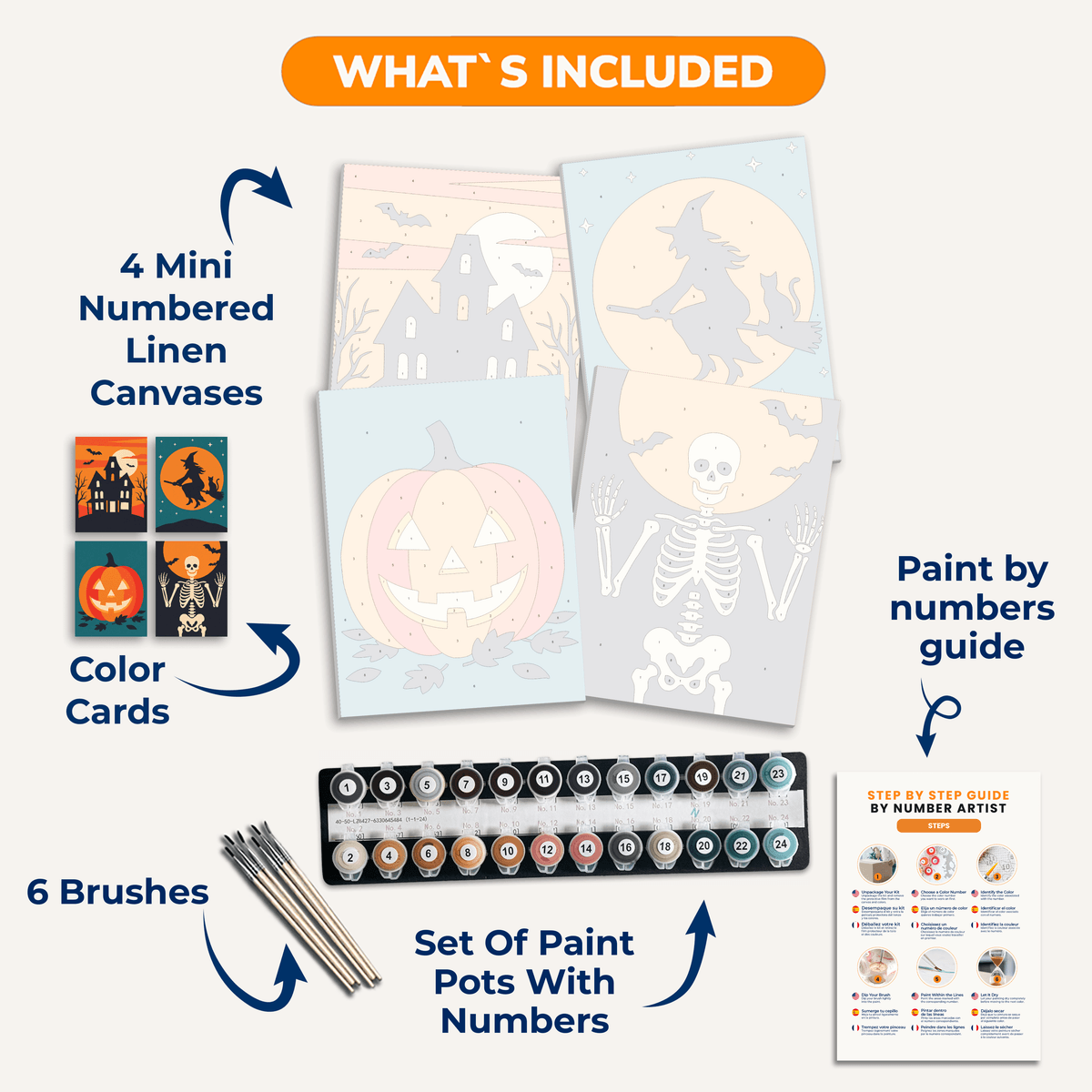 Graveyard Gathering - Number Artist Paint by Numbers Kits
