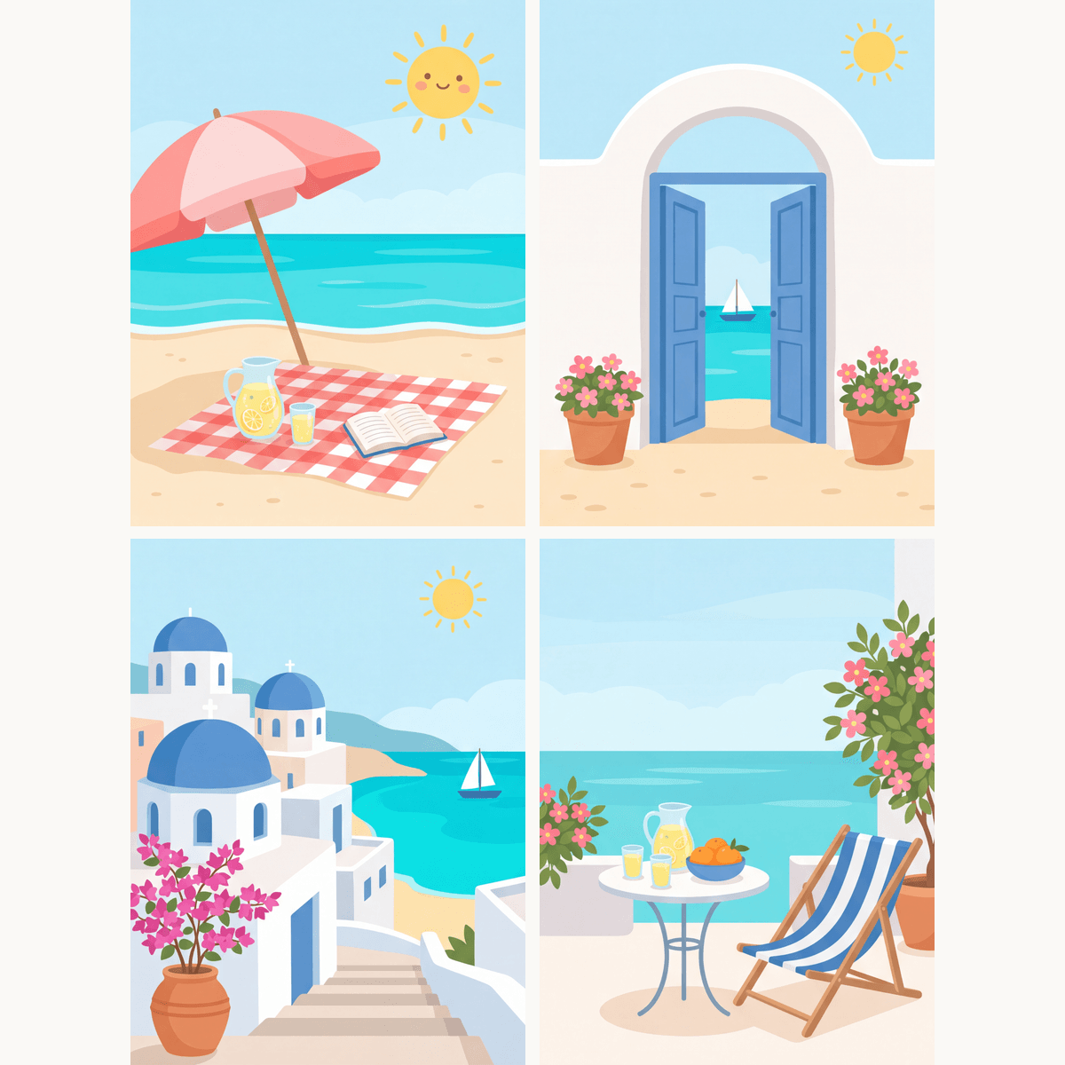 Island Ease - Number Artist Paint by Numbers Kits