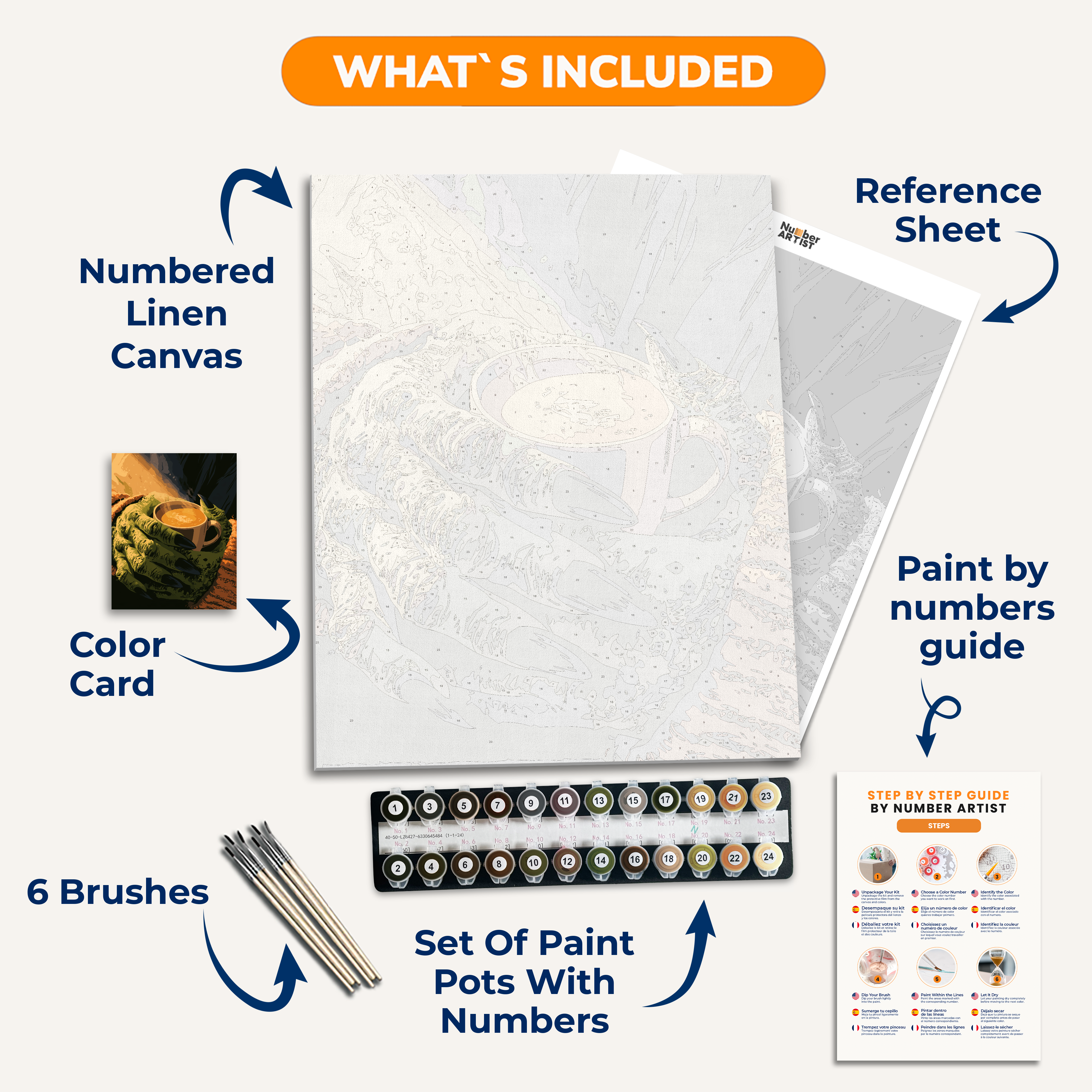 Even Monsters Rest - Number Artist Paint by Numbers Kits