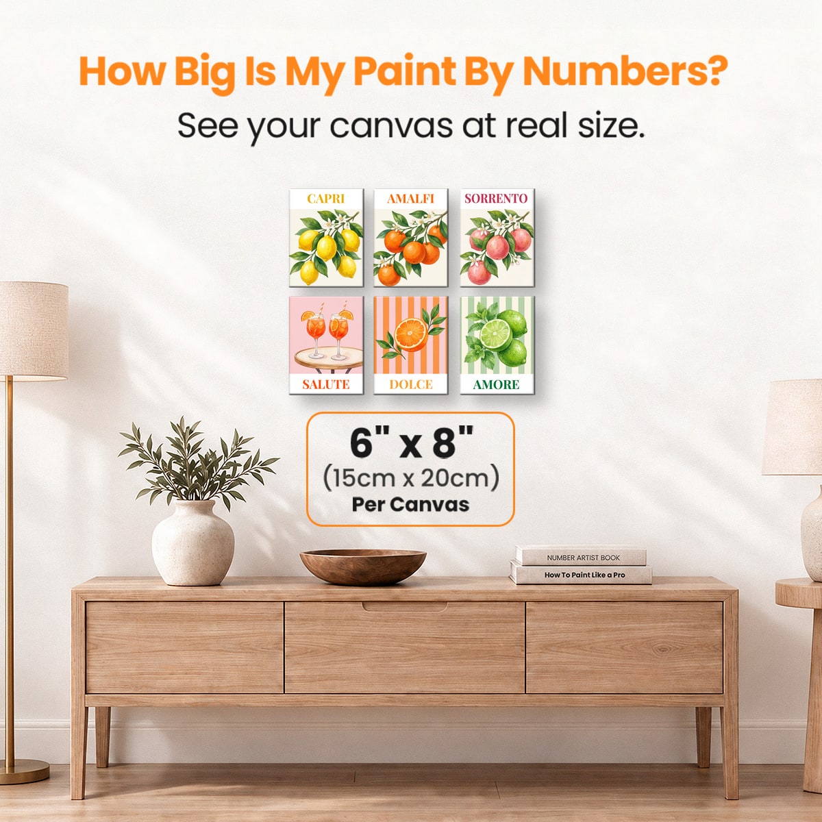 Citrus Riviera - Number Artist Paint by Numbers Kits
