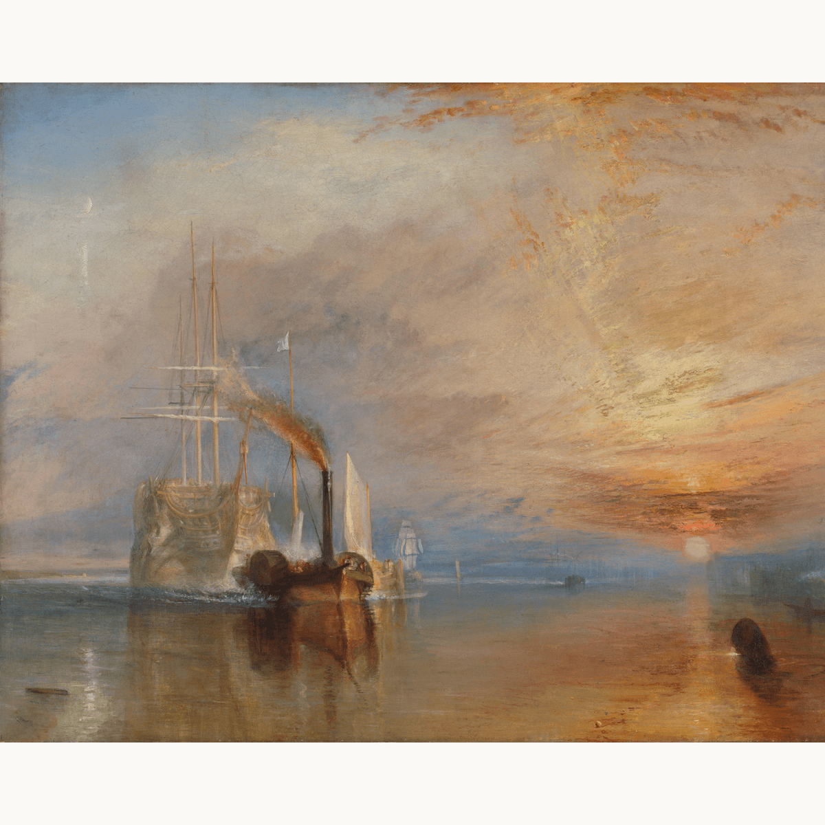 The Fighting Temeraire by J.M.W. Turner - Number Artist Paint by Numbers Kits