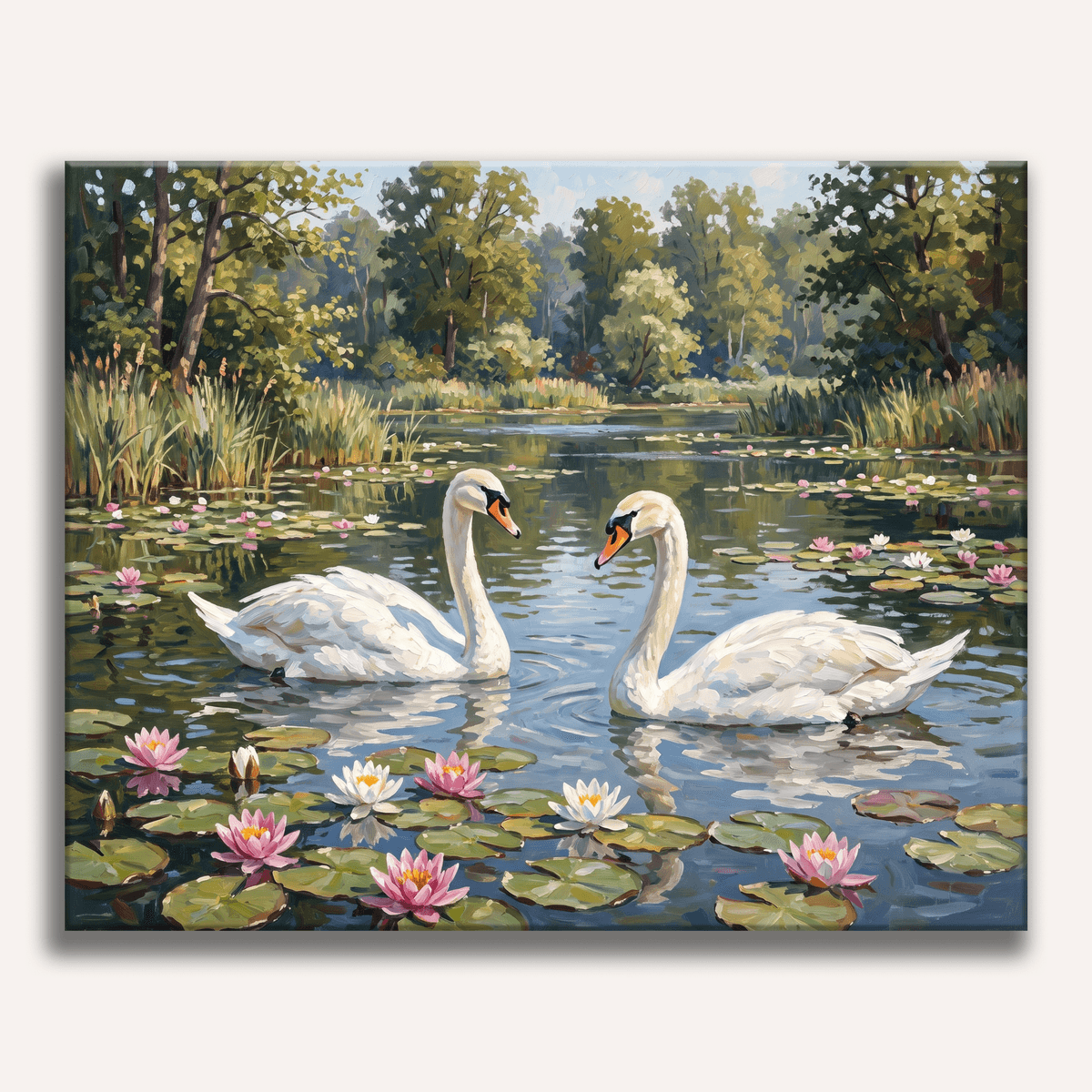 Silent Swans - Number Artist Paint by Numbers Kits