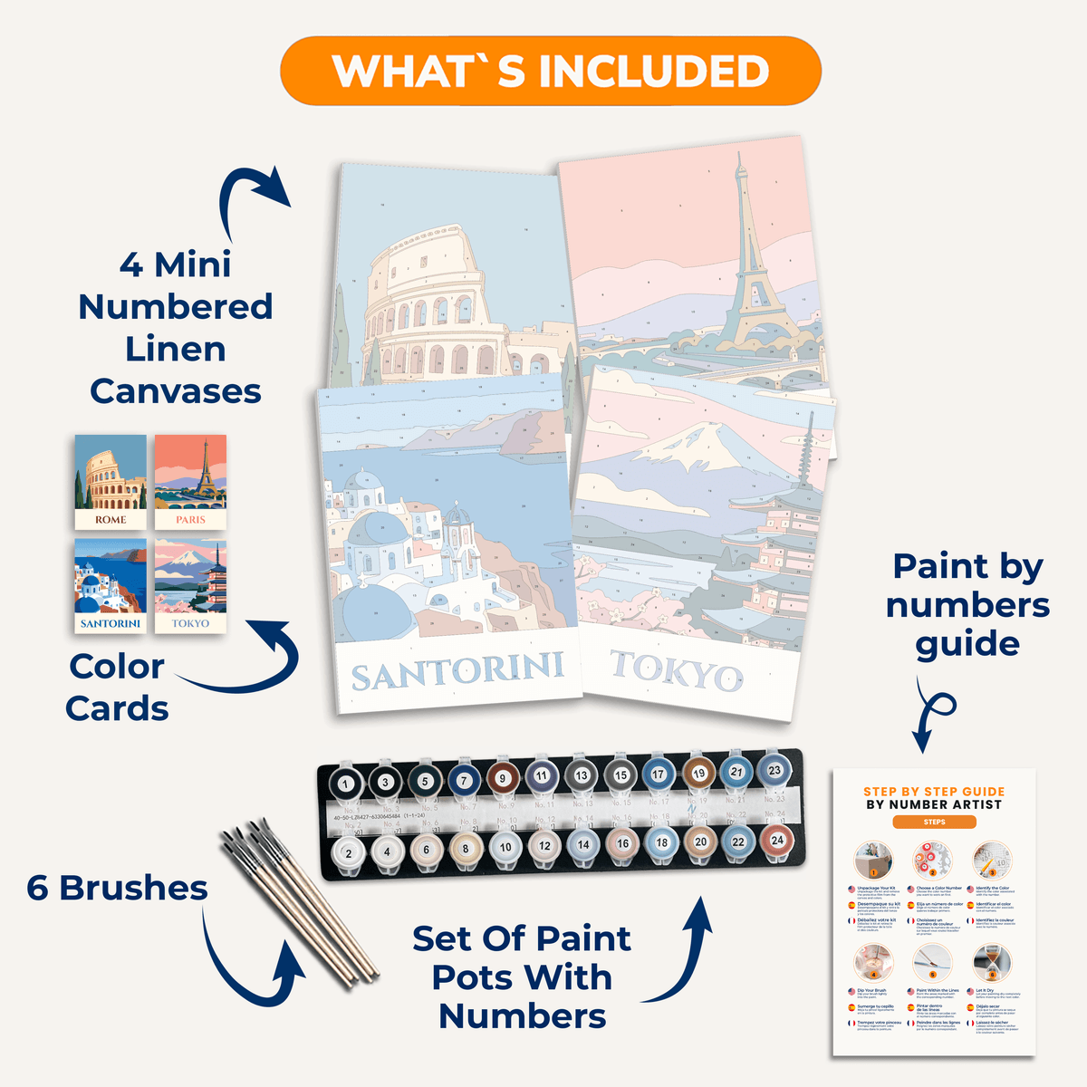 City of Dreams - Number Artist Paint by Numbers Kits