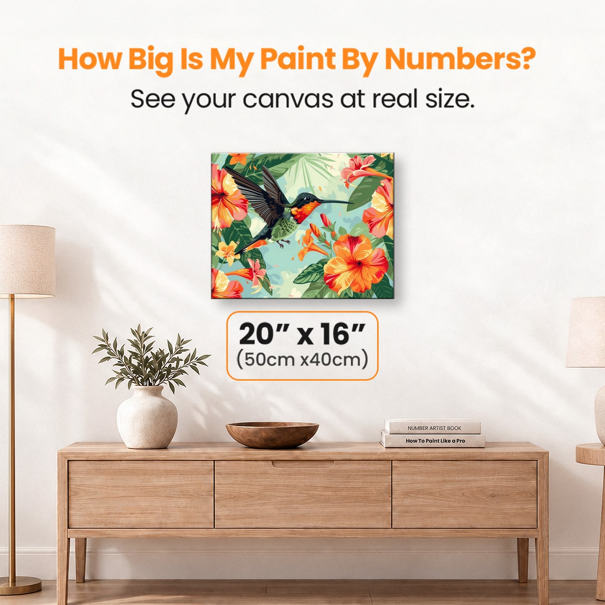 This is a square format illustration featuring a tropical scene.