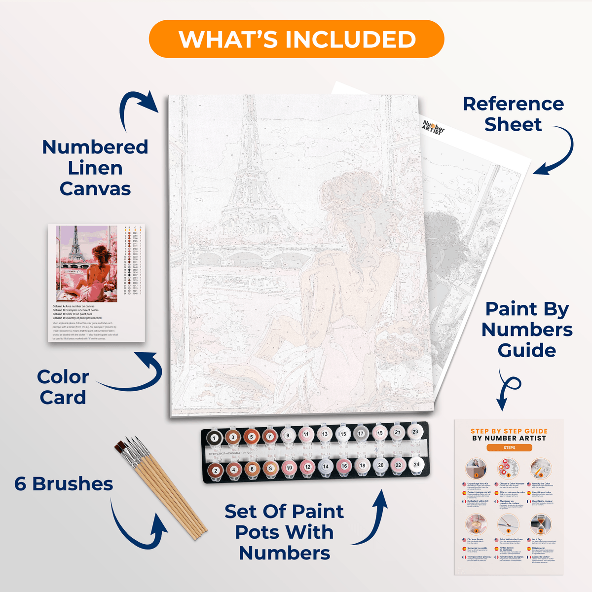 Lover's Call - Number Artist Paint by Numbers Kits
