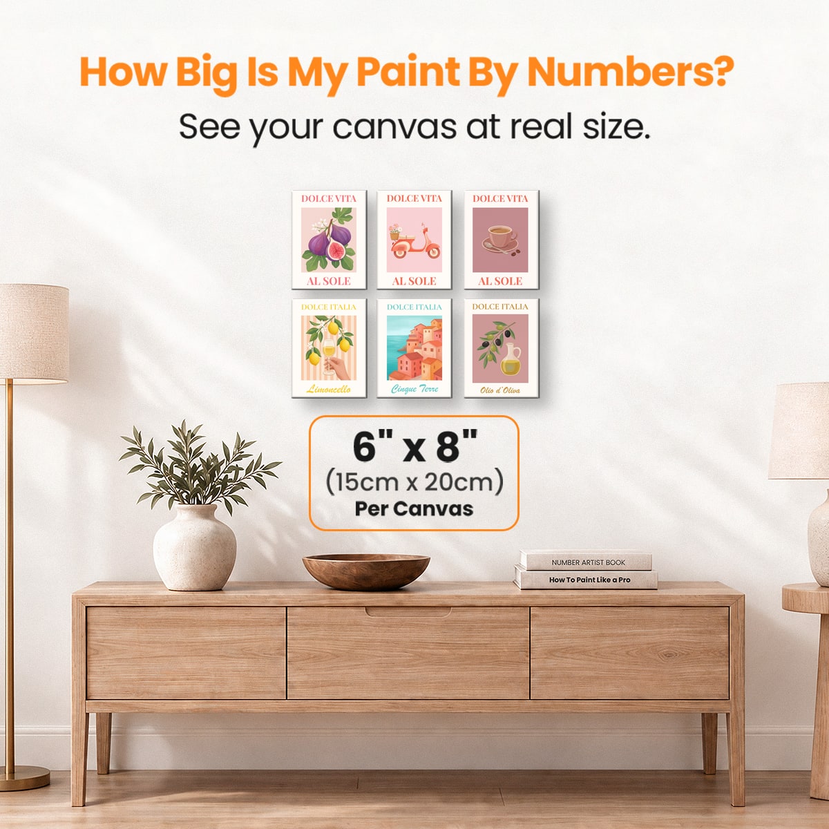 Dolce Vita - Number Artist Paint by Numbers Kits
