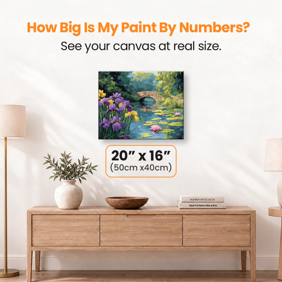 Iris Bridge - Number Artist Paint by Numbers Kits