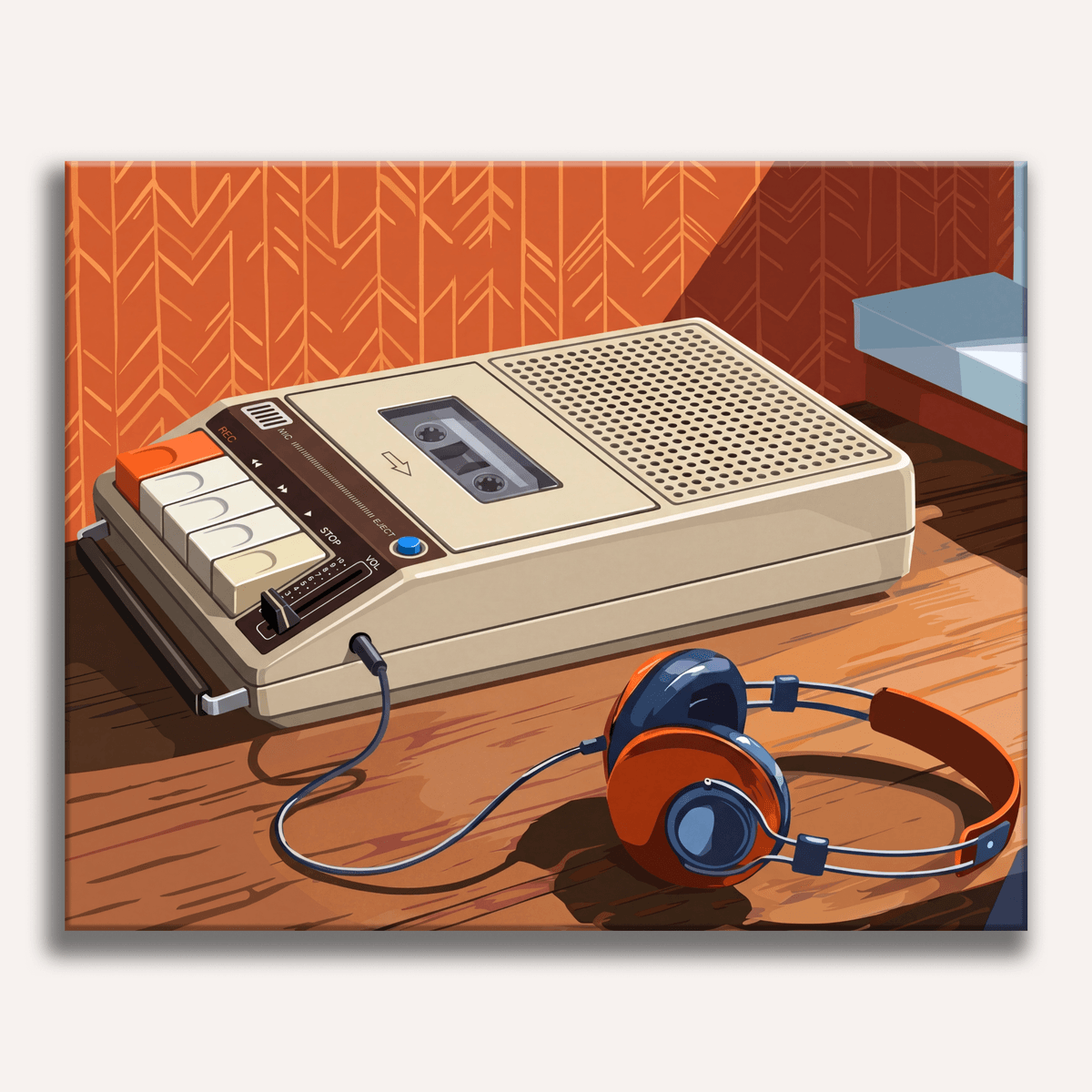 Cassette Recorder revised - Number Artist Paint by Numbers Kits