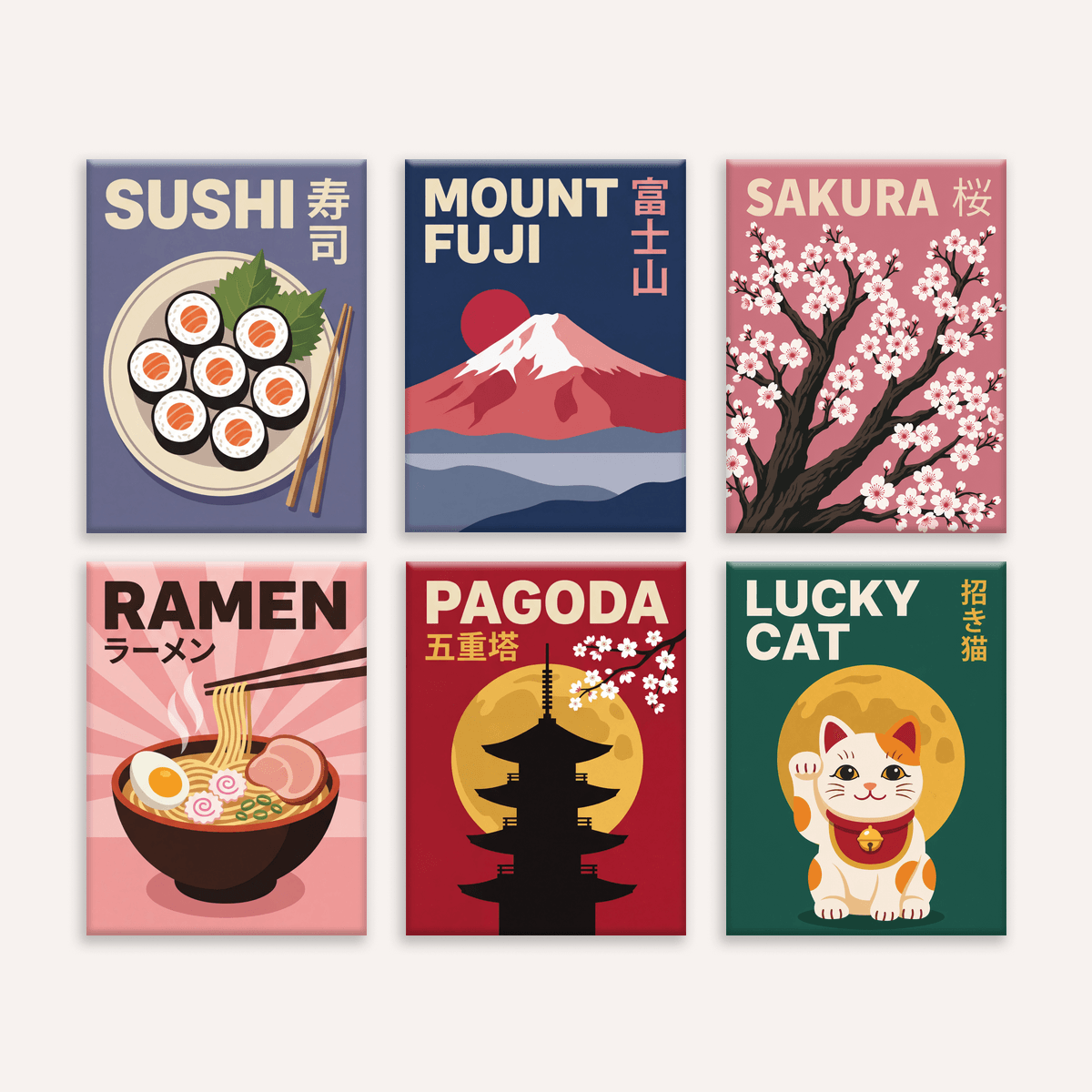 Japan Icons - Number Artist Paint by Numbers Kits