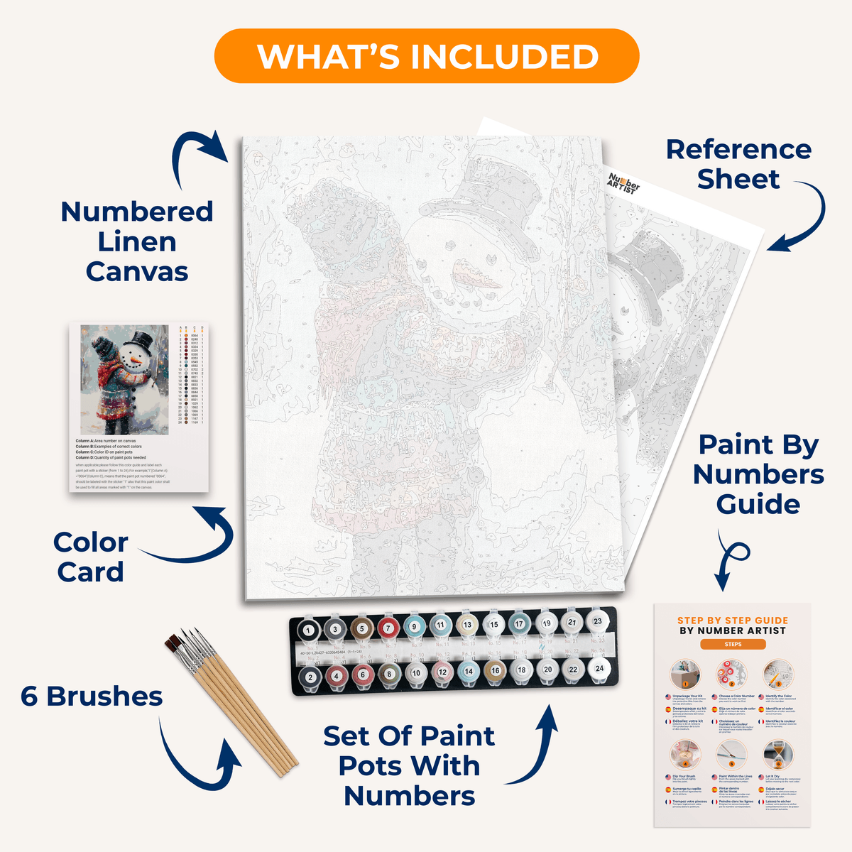 Winter Friend - Number Artist Paint by Numbers Kits