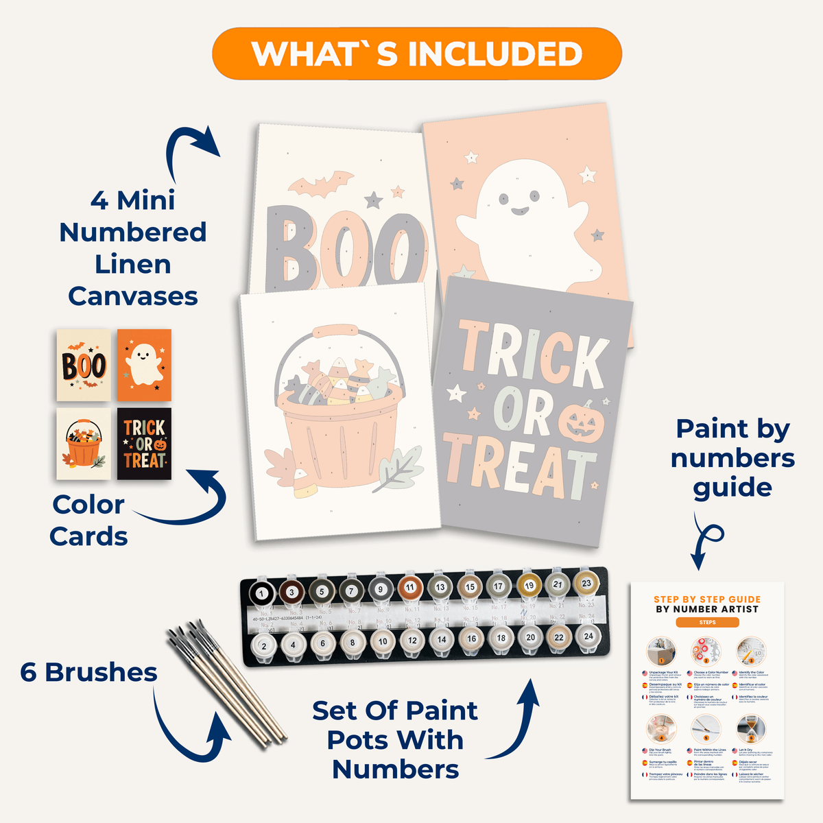 Boo - Number Artist Paint by Numbers Kits
